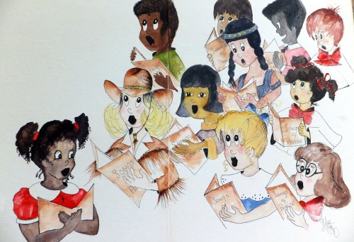 Red, Yellow Black White